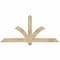 Ekena Millwork Redmond Rough Sawn Timber Gable Bracket, Douglas Fir, 60"W x 27"H x 4"D x 4"F, 11/12 Pitch GBW060X27X0404RED00RDF - alternate 1